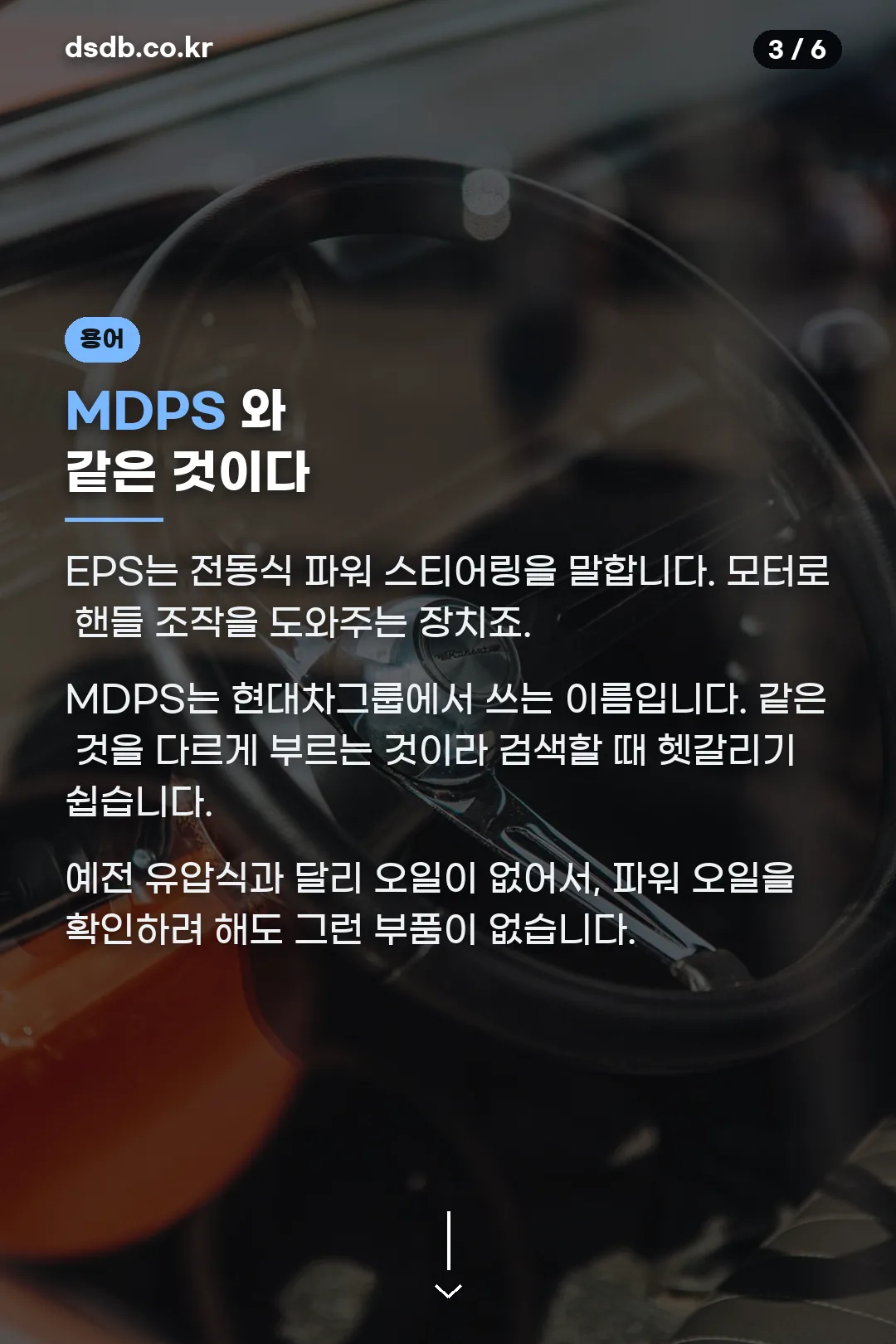 MDPS 용어
