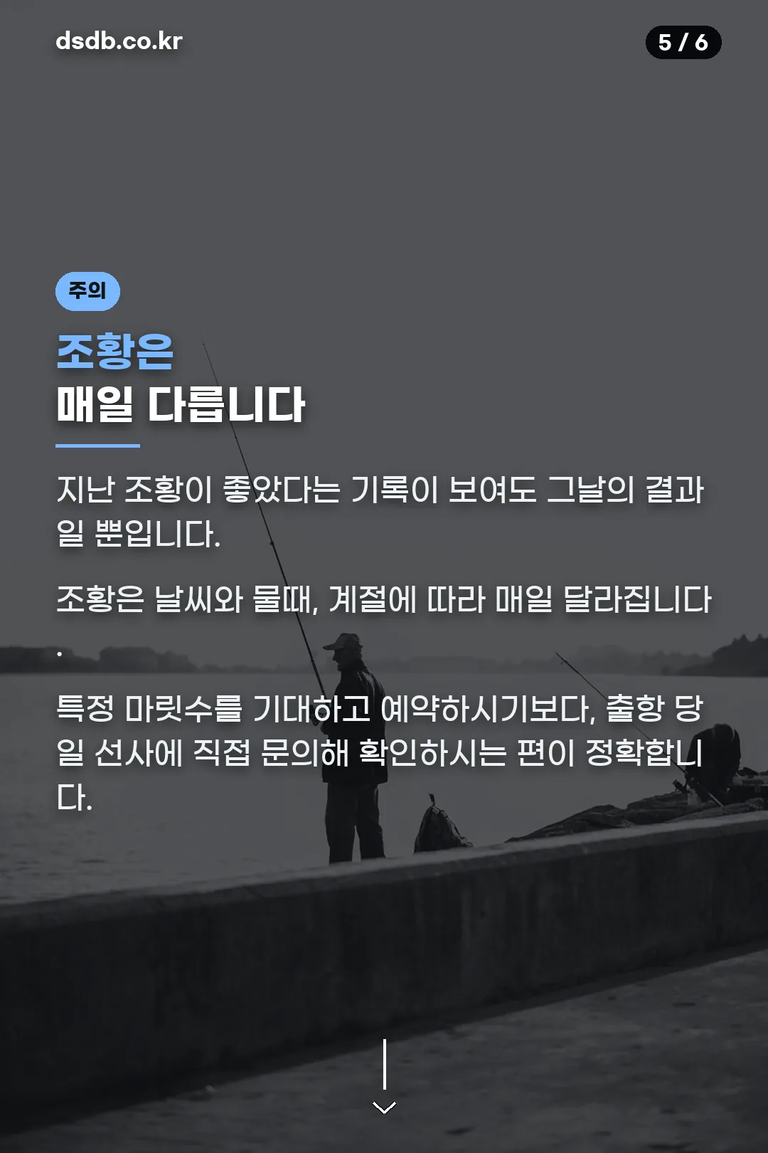 조황은 당일 확인