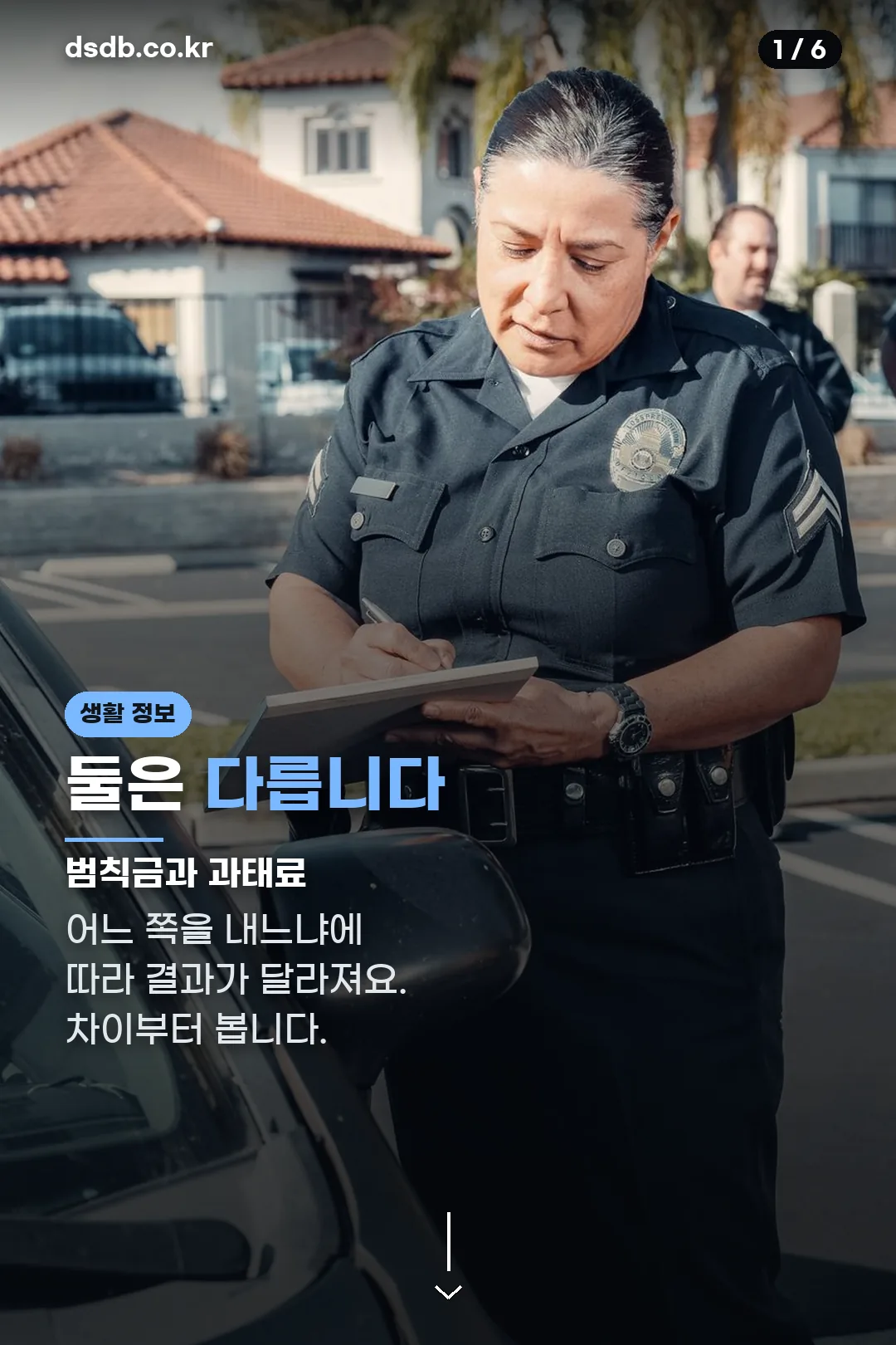 범칙금 과태료 표지