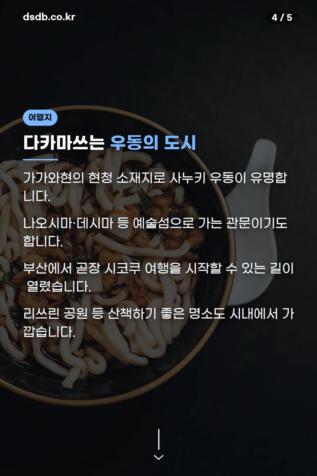 다카마쓰 우동의 도시
