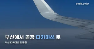 부산 다카마쓰 항공권 정리 썸네일