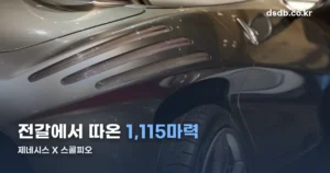 제네시스 X 스콜피오 정리 썸네일
