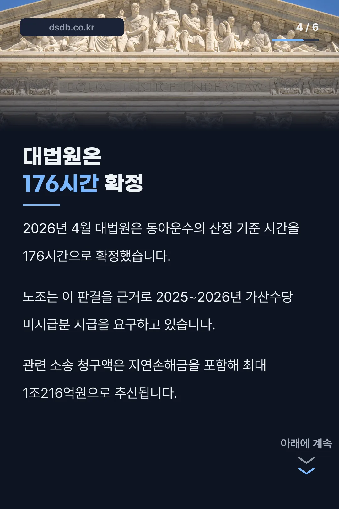 대법원 176시간 확정