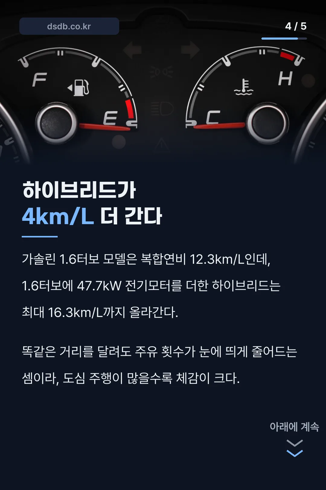 하이브리드 연비