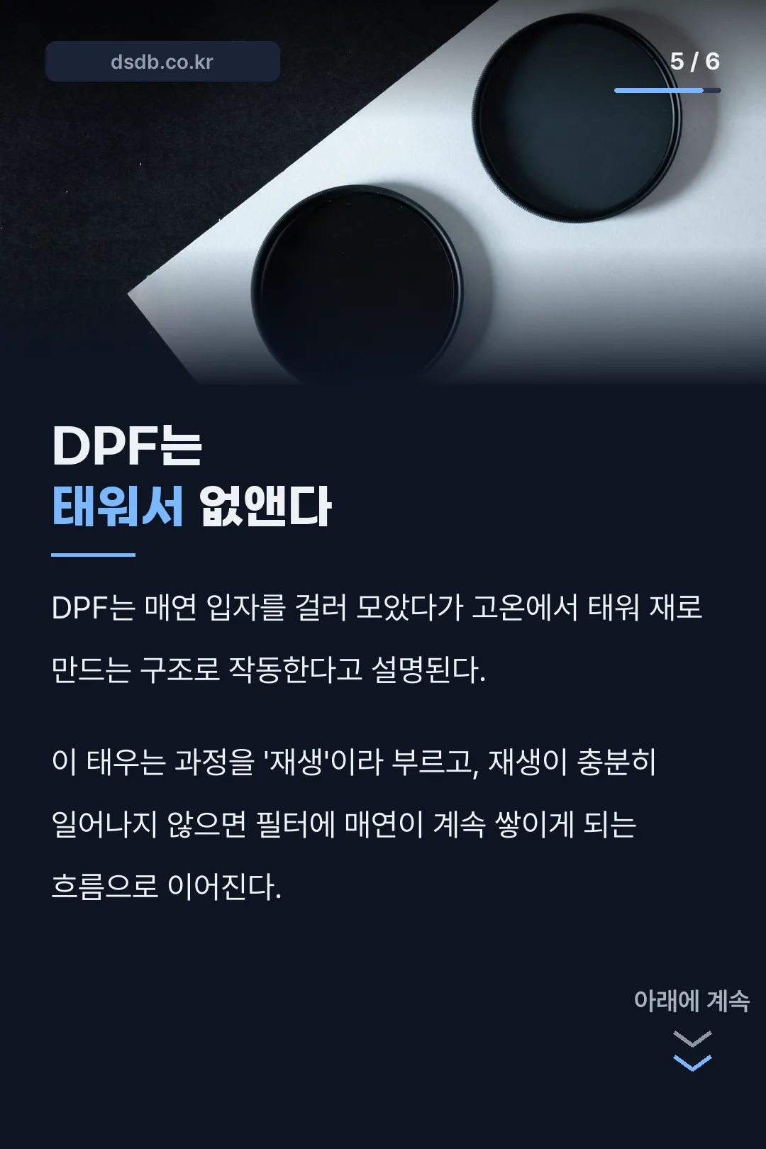 DPF 구조 설명