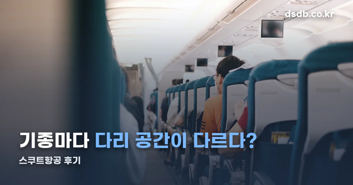 스쿠트항공 후기 정리 썸네일