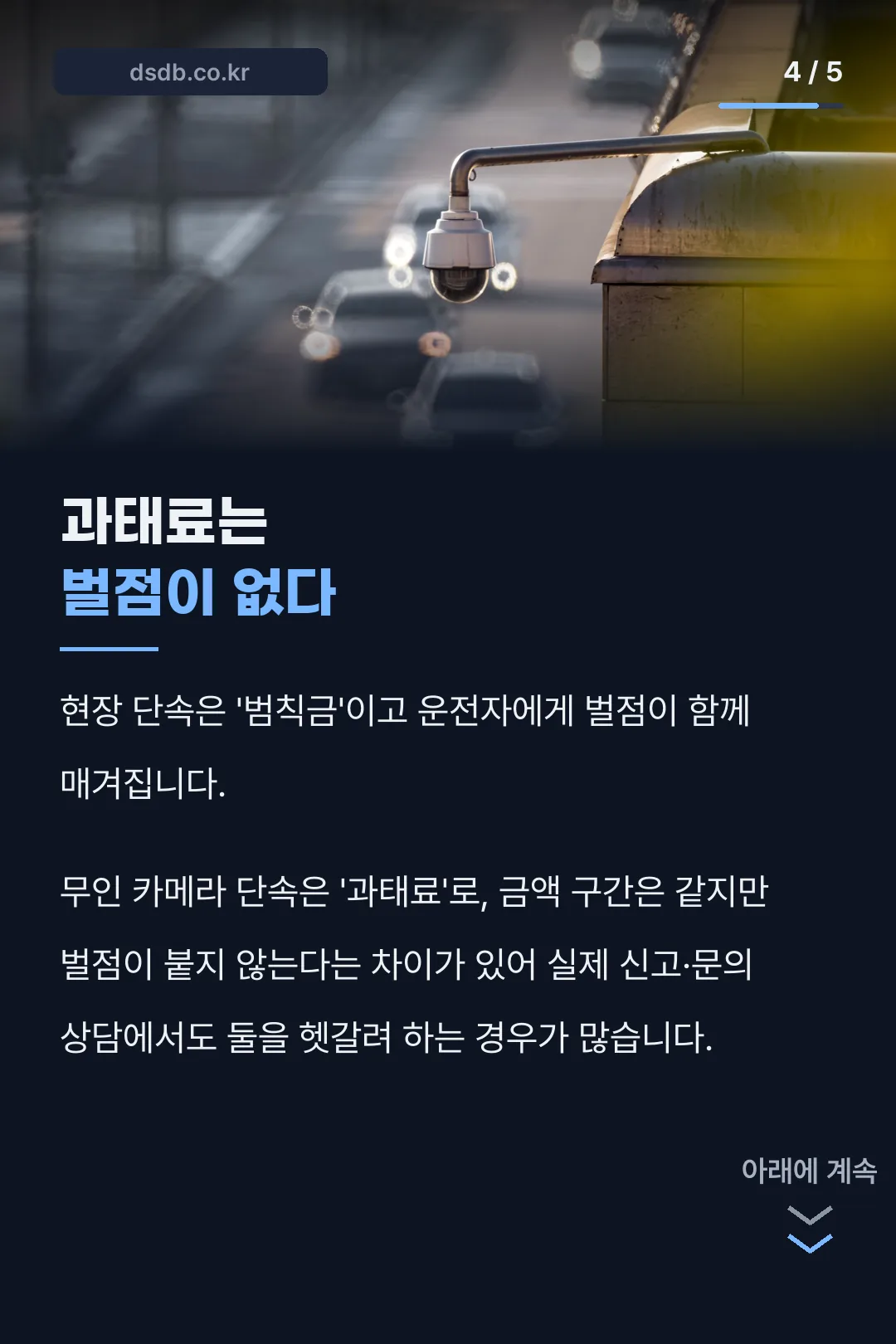 과태료와 범칙금 벌점 차이